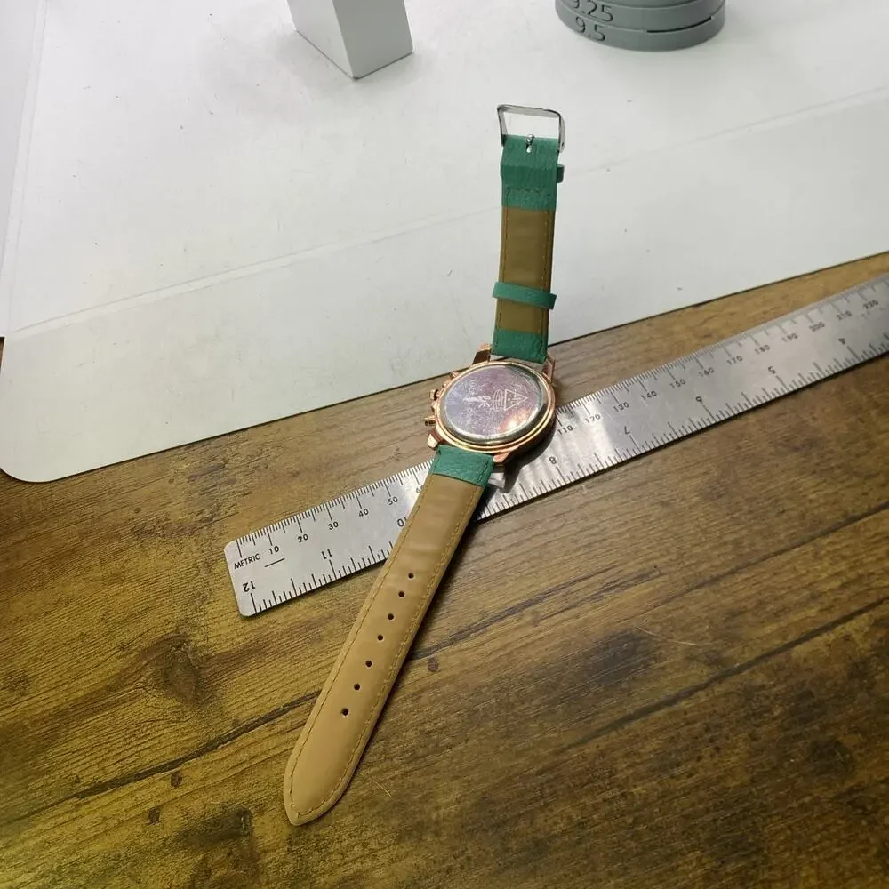 Geneva Womens Green Watch New Battery